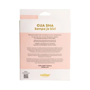 Pesu- Ja Kylpyhuonetarvikkeet>Cailap Gua sha -kampa & -kivi lahjasetti