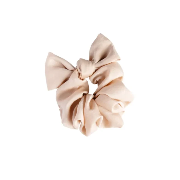 Hiuslenkit>Cailap Hiusdonitsi rusettikoristeella, beige XL-koko