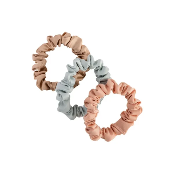 Hiuslenkit>Cailap Hiusdonitsit ohuet 3kpl, vihreä/persikka/beige