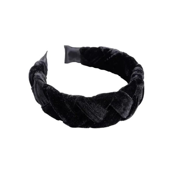 Hiuspannat>Cailap Hiuspanta leveä musta sametti