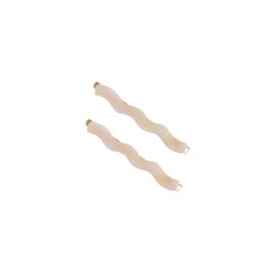 Hainhampaat, Pinnit Ja Soljet>Cailap Hiuspinnit 2 kpl, 6cm marmorivaalea
