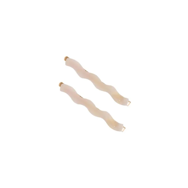 Hainhampaat, Pinnit Ja Soljet>Cailap Hiuspinnit 2 kpl, 6cm marmorivaalea