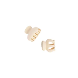 Hainhampaat, Pinnit Ja Soljet>Cailap Hiussolki 4cm 2 kpl, vaalea beige