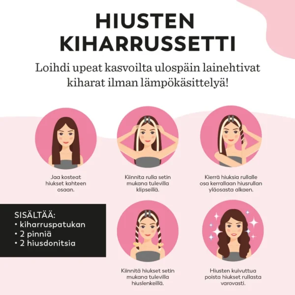Kampaustarvikkeet>Cailap Hiusten kiharrussetti