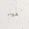 Silver Stories | Hopeakorut>Cailap Hopeakorvakorut 3 kivikoristeella