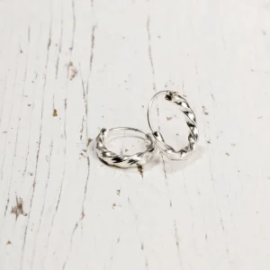 Silver Stories | Hopeakorut>Cailap Hopeakorvakorut punosrengas paksu