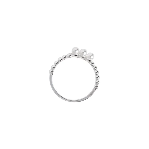 Silver Stories | Hopeakorut>Cailap Hopeasormus L helmikoristeilla 18,25 mm