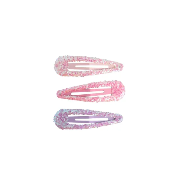 Korut Ja Hiuskorut>Cailap Kids hiusnapsut 3 kpl glitter