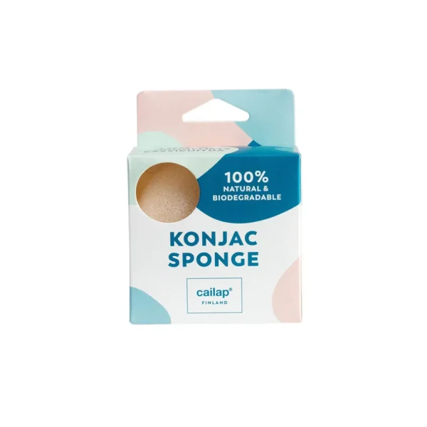 Pesu- Ja Kylpyhuonetarvikkeet>Cailap Konjac sponge -puhdistussieni