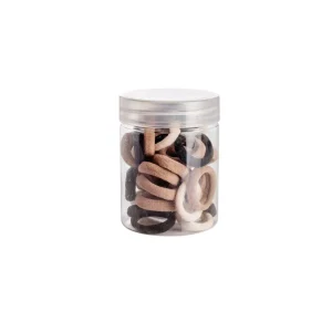 Hiuslenkit>Cailap Pehmohiuslenkit tuubissa 50 kpl, ruskea/beige