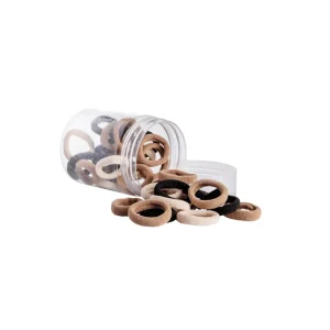 Hiuslenkit>Cailap Pehmohiuslenkit tuubissa 50 kpl, ruskea/beige