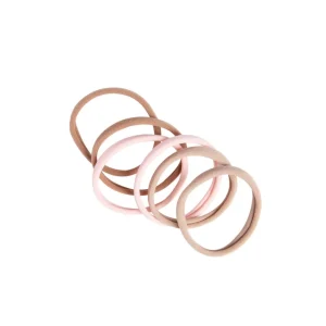 Hiuslenkit>Cailap Pehmohiuslenkkisetti 6kpl beige, ruskea, vaaleanpunainen