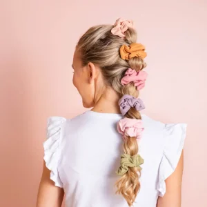 Hiuslenkit>Cailap Rescue textile hiusdonitsi oranssinpunainen